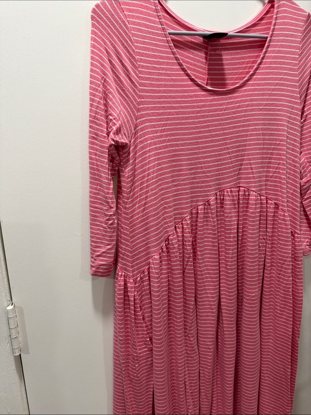 Agnes & Dora Pink Striped Maxi Dress - Picture 4 of 5